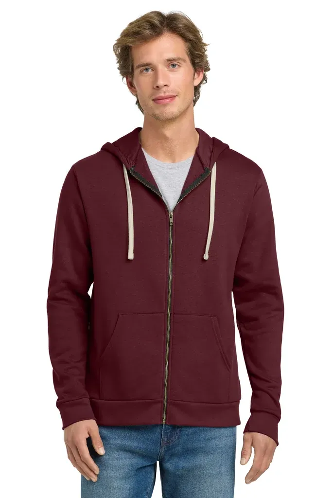 Next Level Apparel® Adult Santa Barbara Zip Hoodie. NL9602 - additional view 2