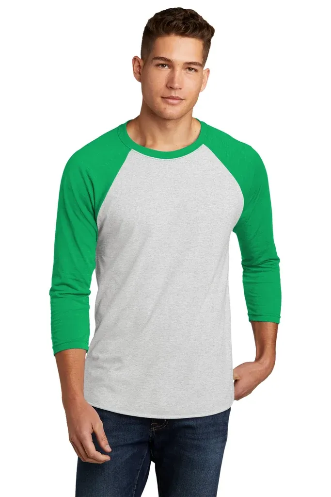 Next Level Apparel®   Adult Tri-Blend 3/4-Sleeve Raglan Tee. NL6051 - additional view 1