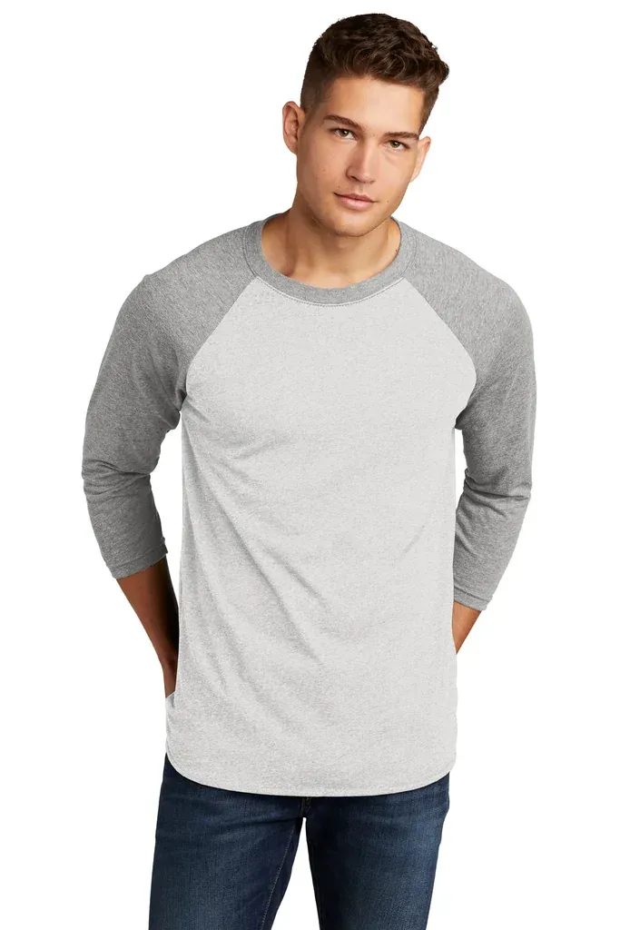 Next Level Apparel®   Adult Tri-Blend 3/4-Sleeve Raglan Tee. NL6051 - additional view 9