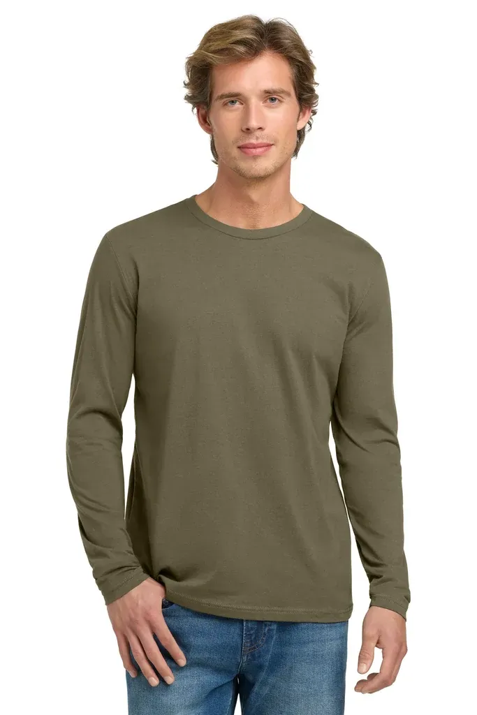 Next Level Apparel® Cotton Long Sleeve Tee. NL3601 - additional view 7
