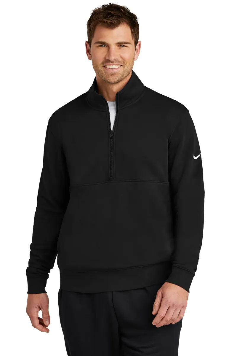 Nike Club Fleece Sleeve Swoosh 1/2-Zip NKDX6718 - additional view 2
