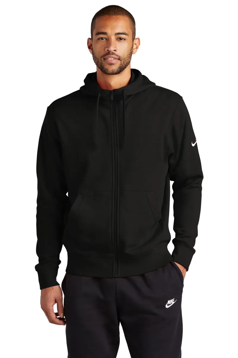 Nike Club Fleece Sleeve Swoosh Full-Zip Hoodie NKDR1513 - additional view 4