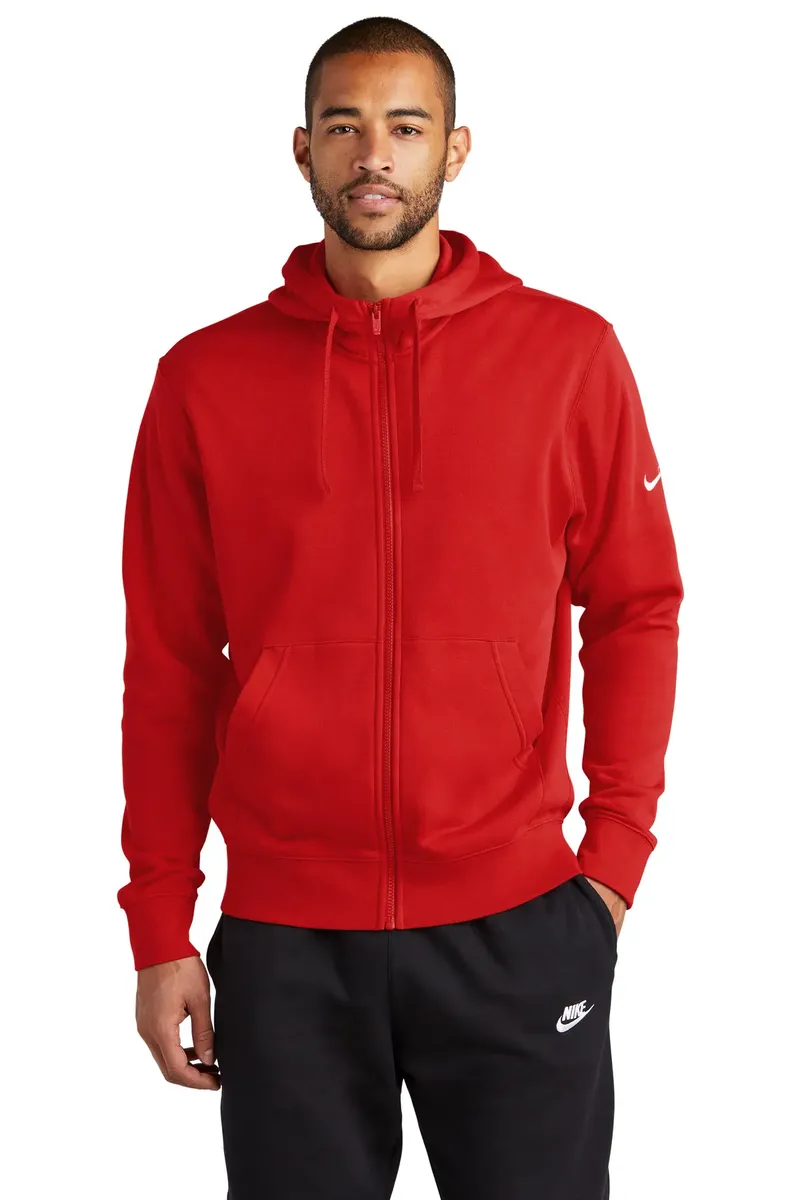 Nike Club Fleece Sleeve Swoosh Full-Zip Hoodie NKDR1513 - additional view 1