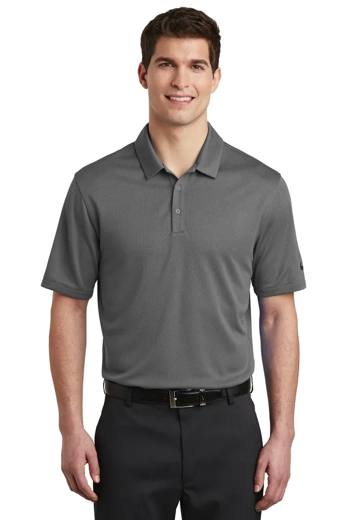 Nike Dri-FIT Hex Textured Polo. NKAH6266 - additional view 2