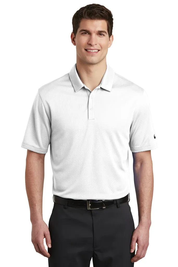 Nike Dri-FIT Hex Textured Polo. NKAH6266 - additional view 1