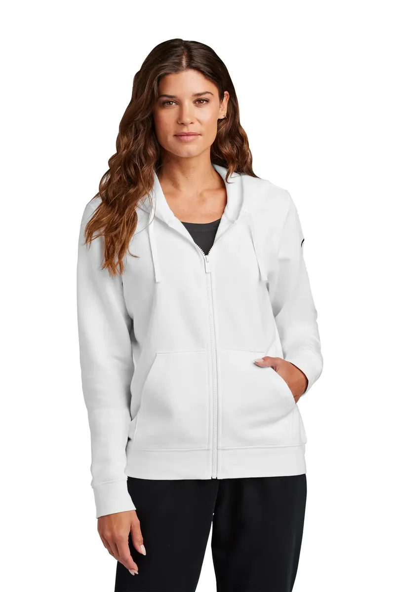 Nike Women's Club Fleece Sleeve Swoosh Full-Zip Hoodie NKFD9890 - additional view 5