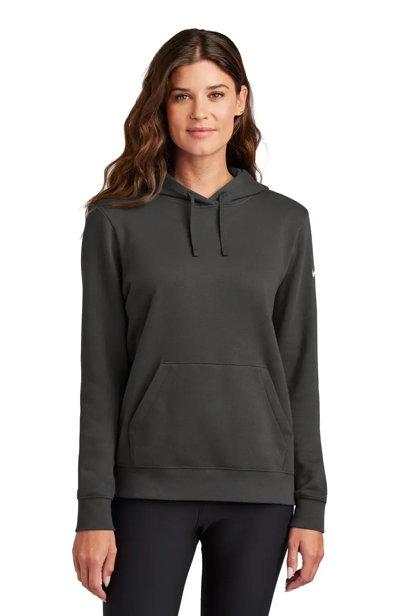 Nike Women's Club Fleece Sleeve Swoosh Pullover Hoodie NKFD9889 - additional view 6
