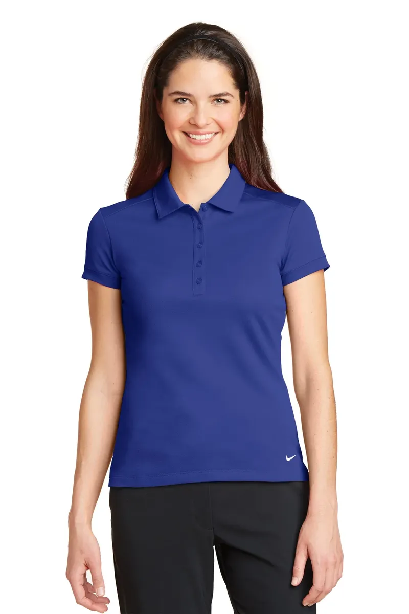 Nike Women's Dri-FIT Solid Icon Pique Modern Fit Polo.  746100 - additional view 1