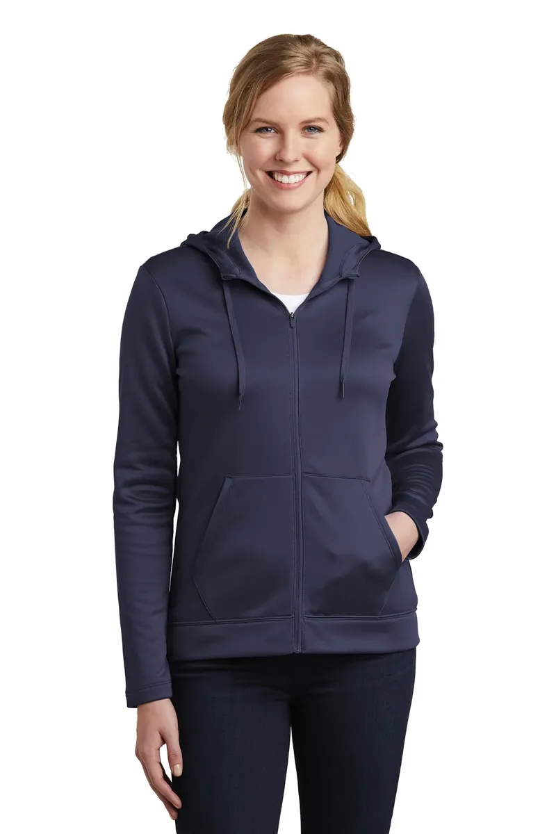 Nike Women's Therma-FIT Full-Zip Fleece Hoodie. NKAH6264 - additional view 3
