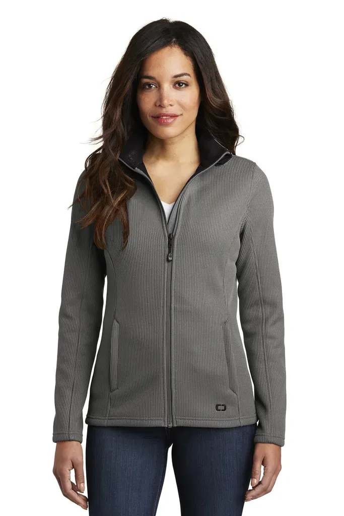 OGIO ® Women's Grit Fleece Jacket. LOG727 - additional view 2