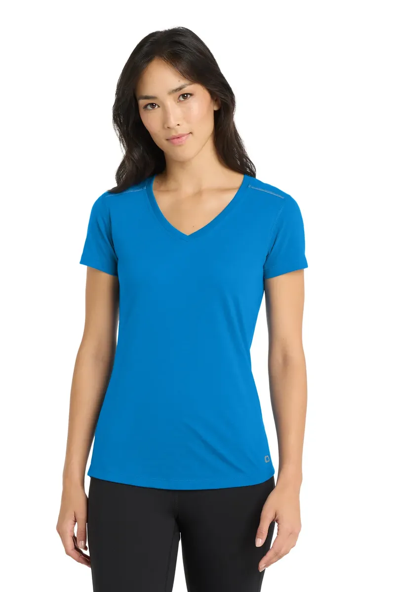 OGIO ® Women's Peak V-Neck Tee. LOE337 - additional view 3