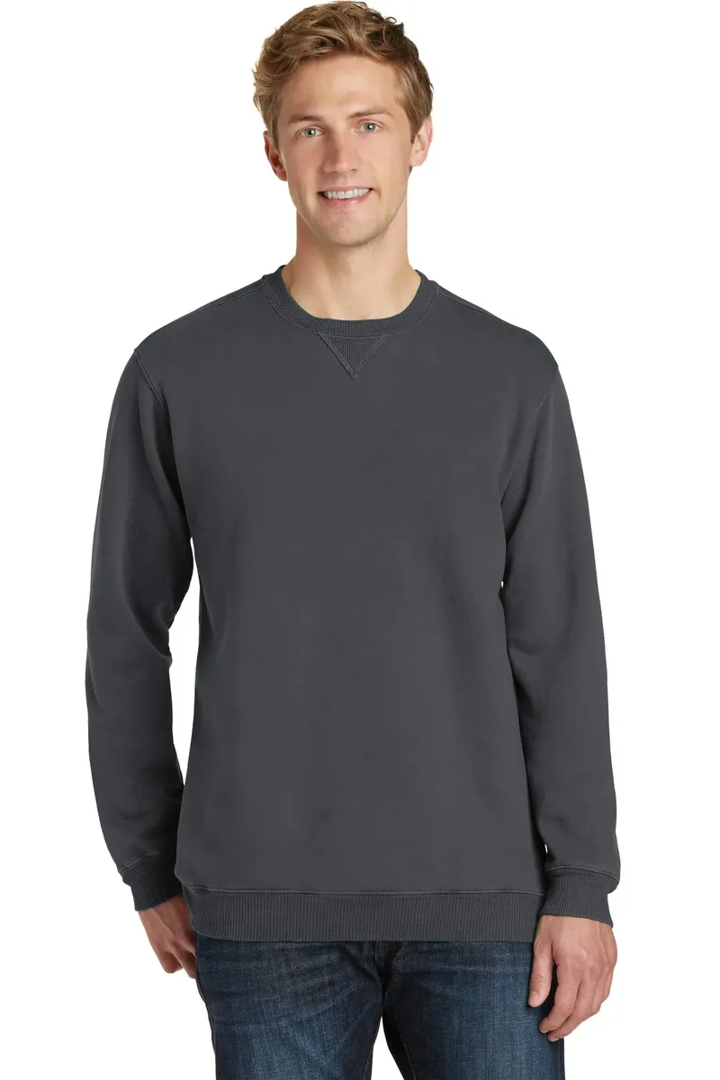 Port & Co Beach Wash® Garment-Dyed Crewneck Sweatshirt PC098