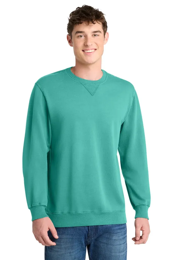 Port & Co Beach Wash® Garment-Dyed Crewneck Sweatshirt PC098 - additional view 10