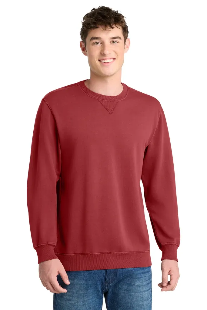 Port & Co Beach Wash® Garment-Dyed Crewneck Sweatshirt PC098 - additional view 16