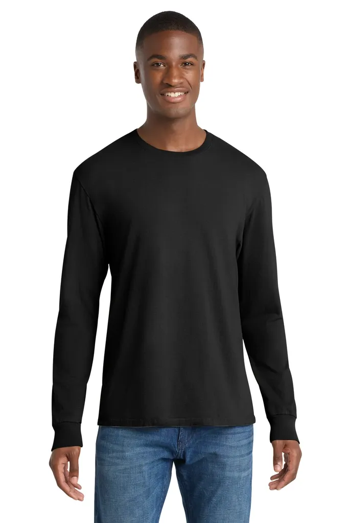 Port & Co Beach Wash® Garment-Dyed Long Sleeve Tee PC099LS - additional view 5