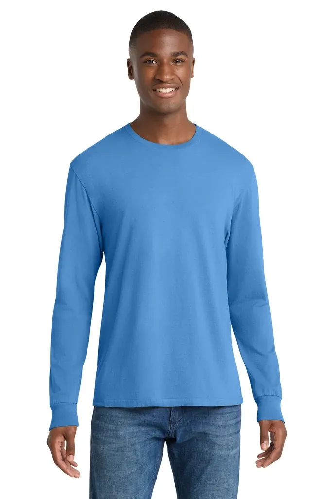 Port & Co Beach Wash® Garment-Dyed Long Sleeve Tee PC099LS - additional view 6