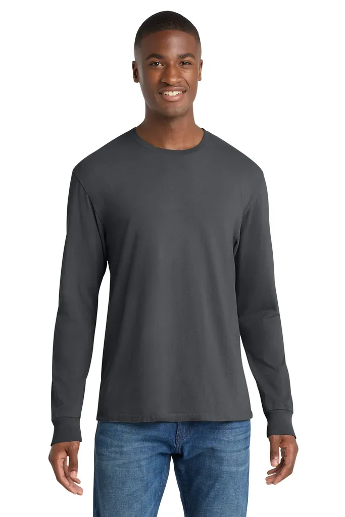 Port & Co Beach Wash® Garment-Dyed Long Sleeve Tee PC099LS - additional view 15