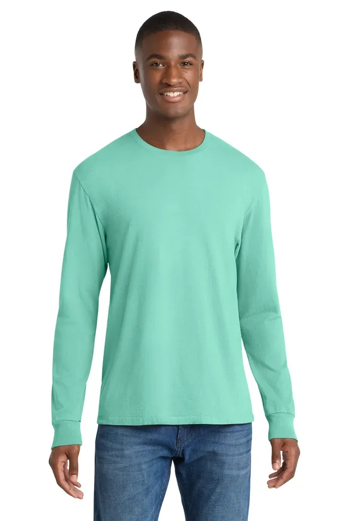 Port & Co Beach Wash® Garment-Dyed Long Sleeve Tee PC099LS - additional view 21