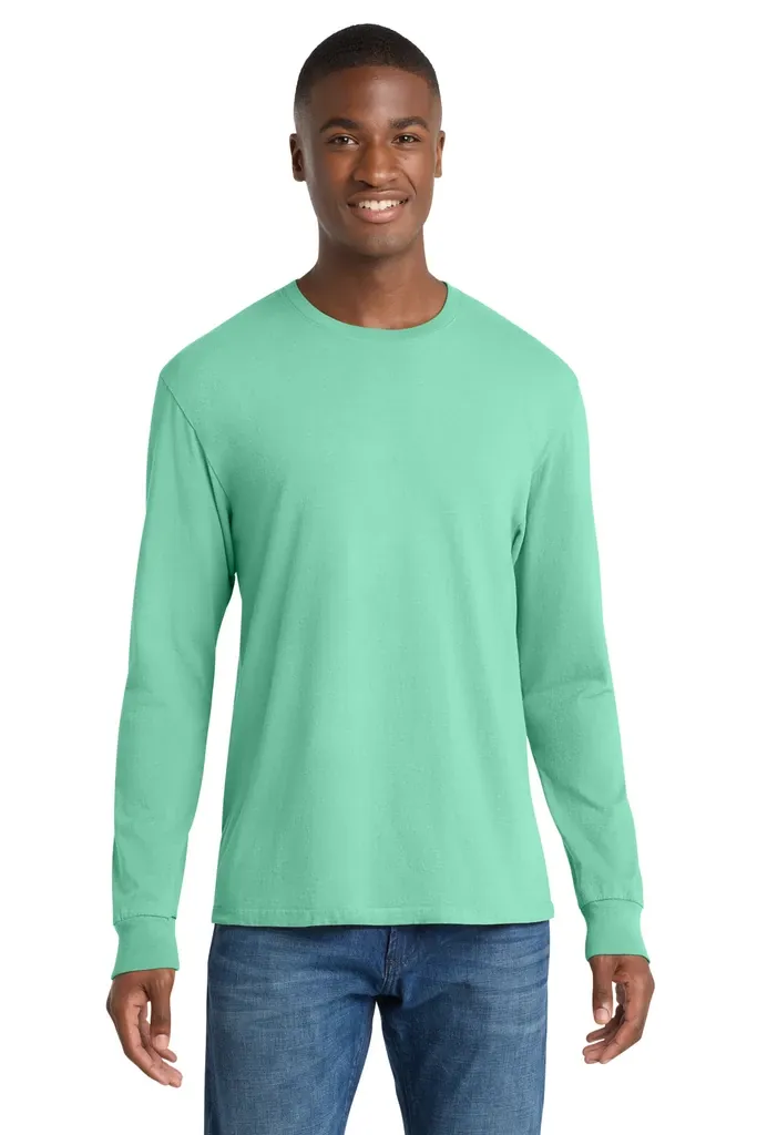 Port & Co Beach Wash® Garment-Dyed Long Sleeve Tee PC099LS - additional view 7
