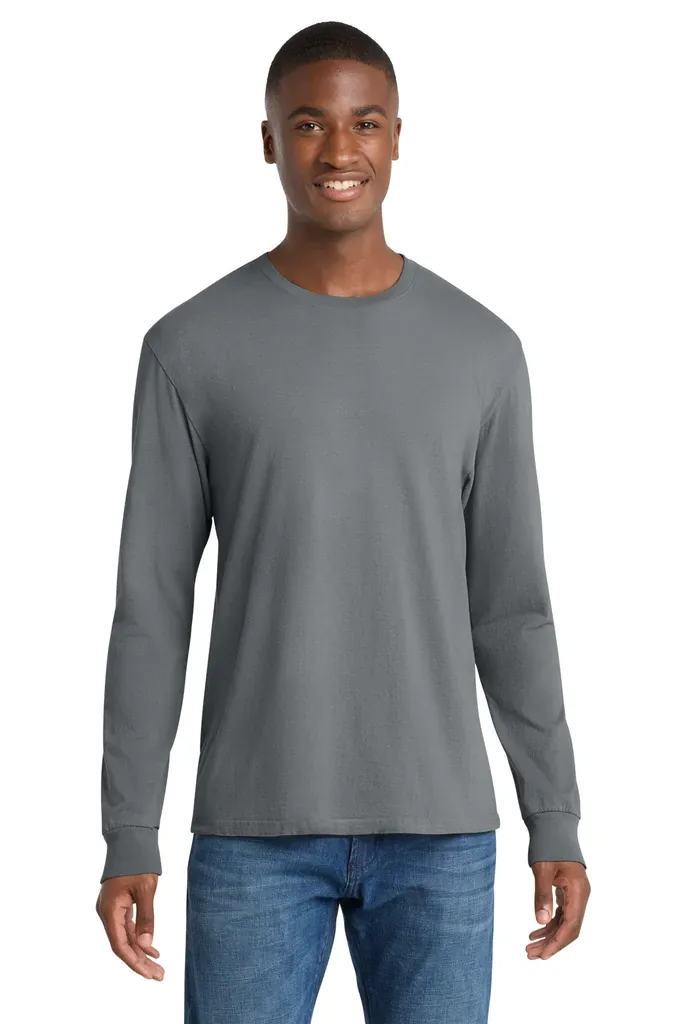 Port & Co Beach Wash® Garment-Dyed Long Sleeve Tee PC099LS - additional view 22