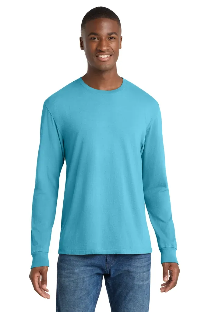 Port & Co Beach Wash® Garment-Dyed Long Sleeve Tee PC099LS - additional view 18