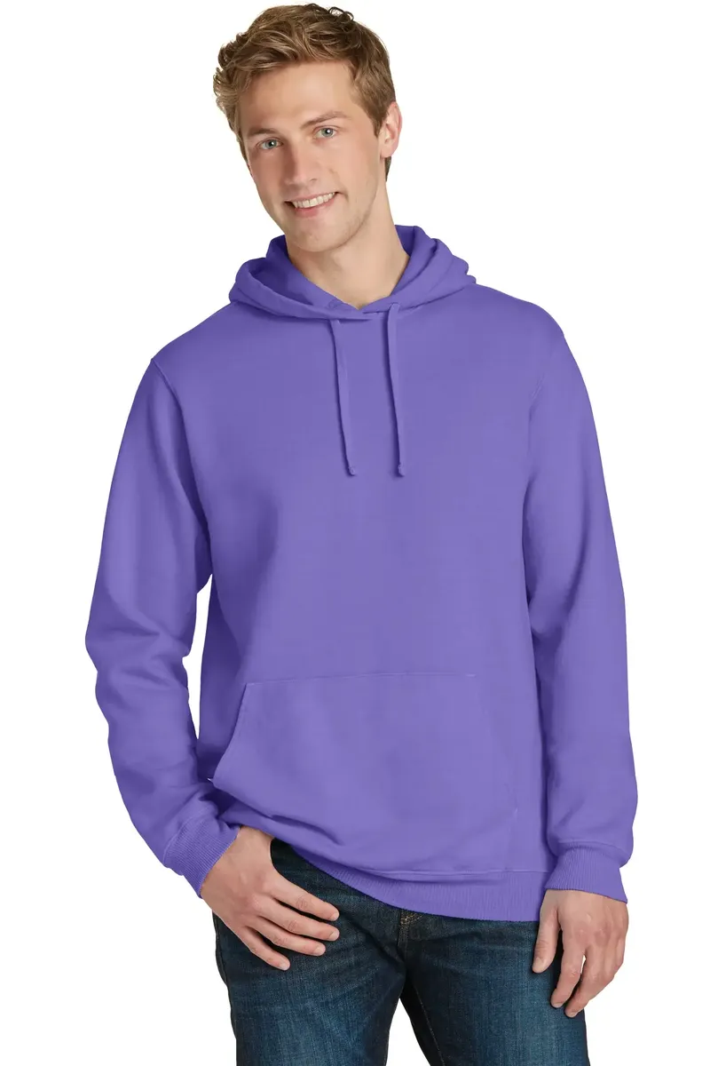 Port & Co Beach Wash® Garment-Dyed Pullover Hooded Sweatshirt. PC098H - additional view 4