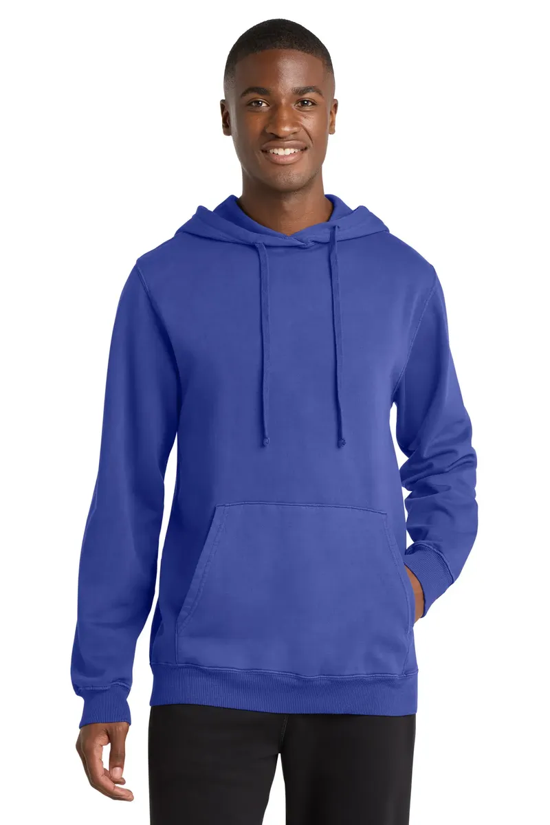 Port & Co Beach Wash® Garment-Dyed Pullover Hooded Sweatshirt. PC098H - additional view 5