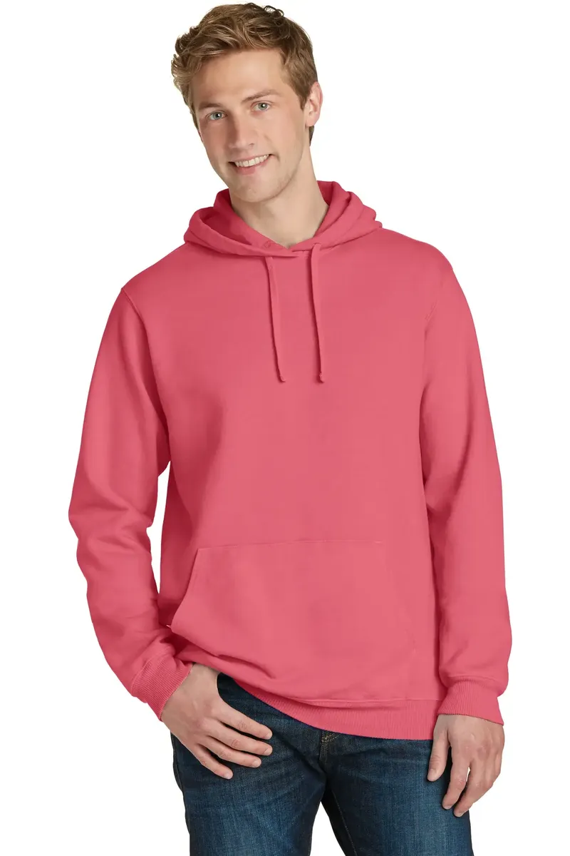 Port & Co Beach Wash® Garment-Dyed Pullover Hooded Sweatshirt. PC098H - additional view 12