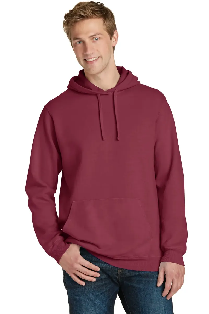 Port & Co Beach Wash® Garment-Dyed Pullover Hooded Sweatshirt. PC098H - additional view 2
