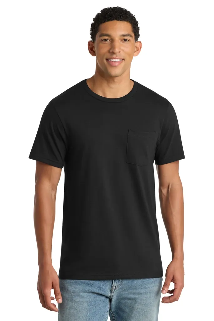 Port & Co Bouncer Pocket Tee PC600P
