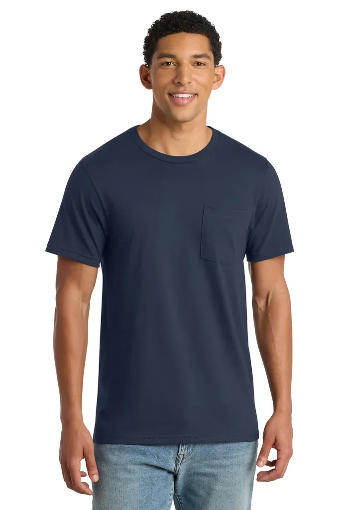 Port & Co Bouncer Pocket Tee PC600P - additional view 1