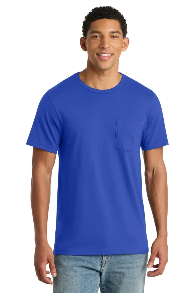 Port & Co Bouncer Pocket Tee PC600P - additional view 5