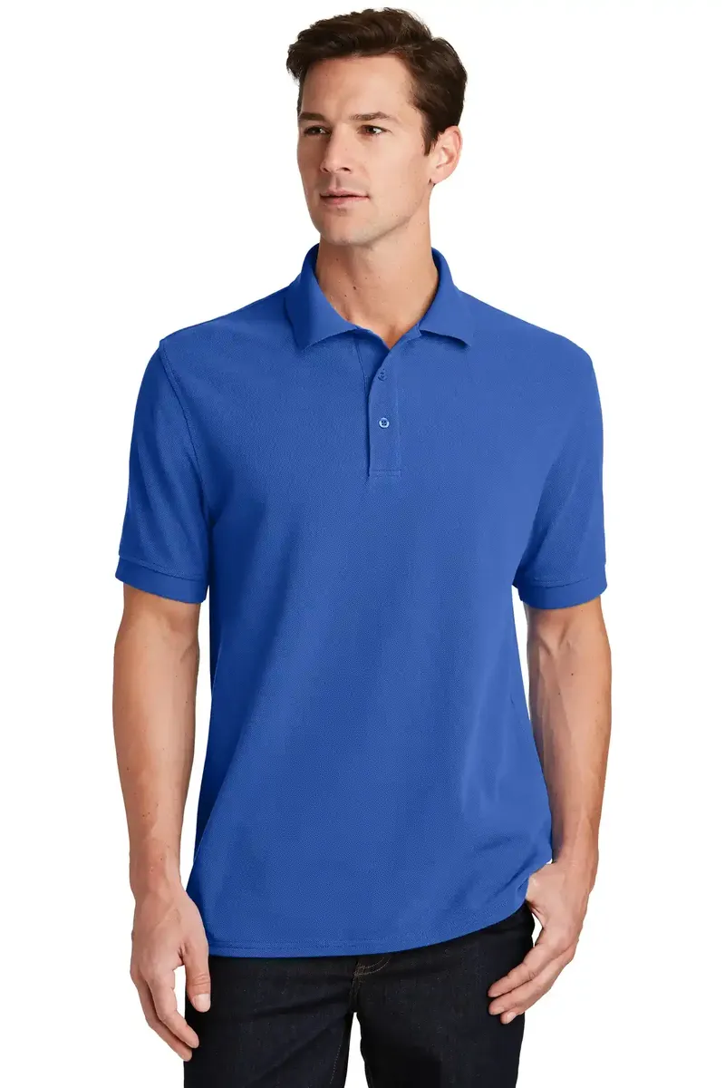 Port & Co Combed Ring Spun Pique Polo. KP1500