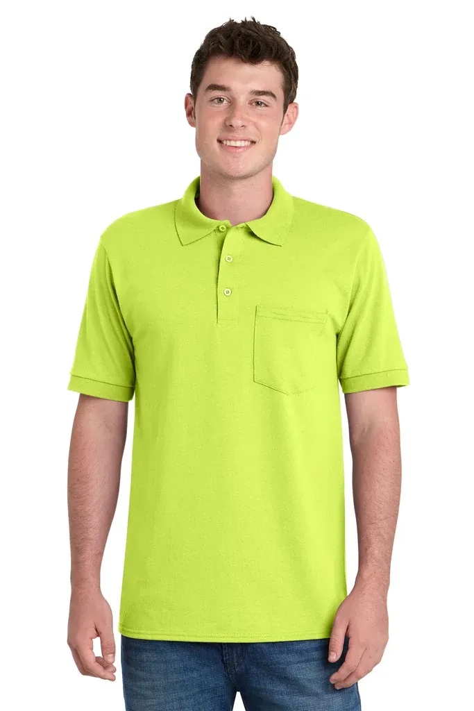 Port & Co Core Blend Jersey Knit Pocket Polo. KP55P - additional view 8