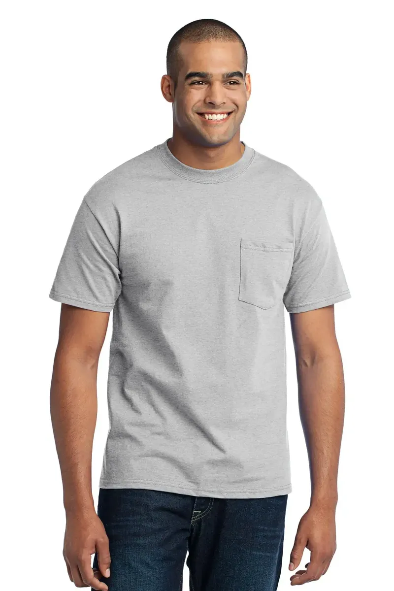 Port & Co Core Blend Pocket Tee. PC55P - additional view 9