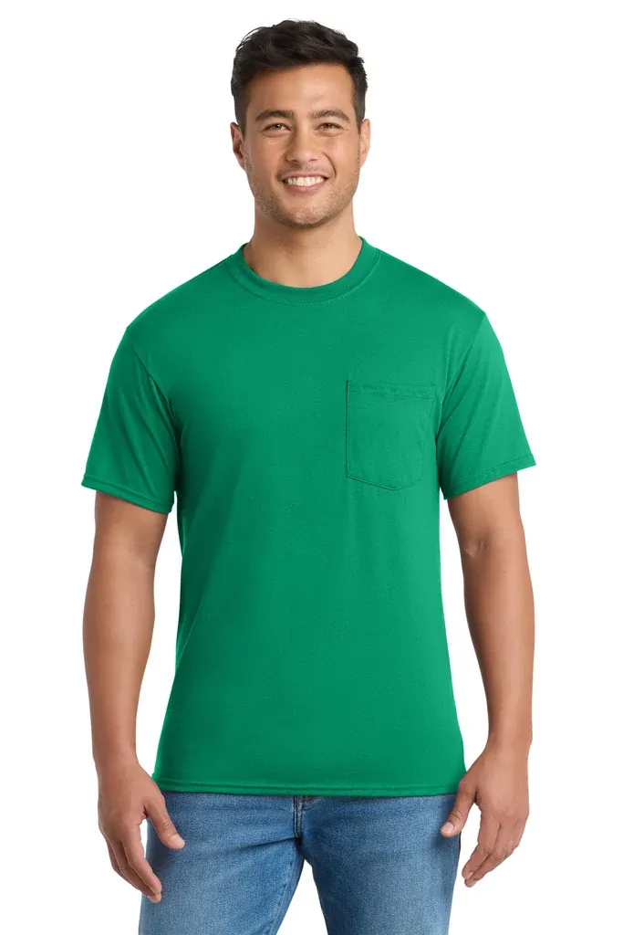 Port & Co Core Blend Pocket Tee. PC55P - additional view 8