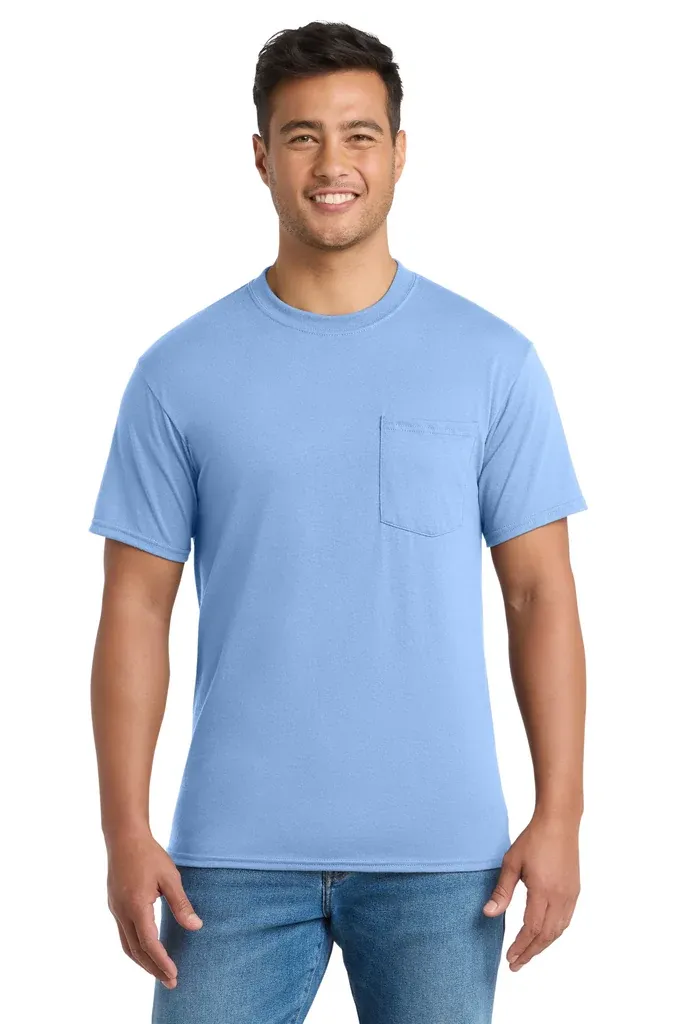 Port & Co Core Blend Pocket Tee. PC55P - additional view 16