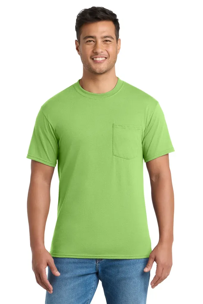 Port & Co Core Blend Pocket Tee. PC55P - additional view 7