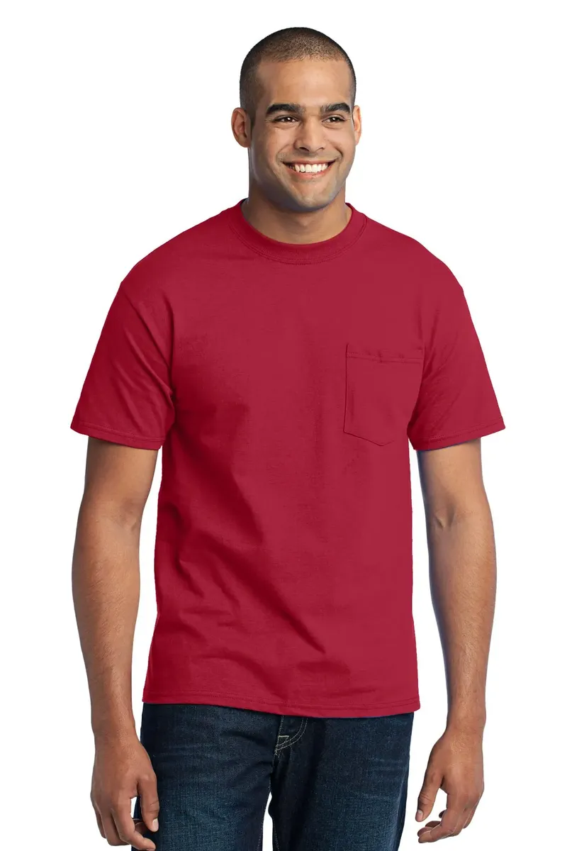Port & Co Core Blend Pocket Tee. PC55P - additional view 11