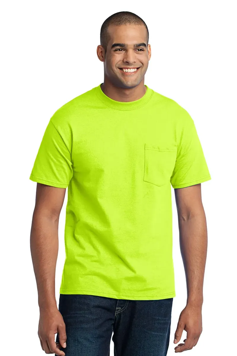 Port & Co Core Blend Pocket Tee. PC55P - additional view 2
