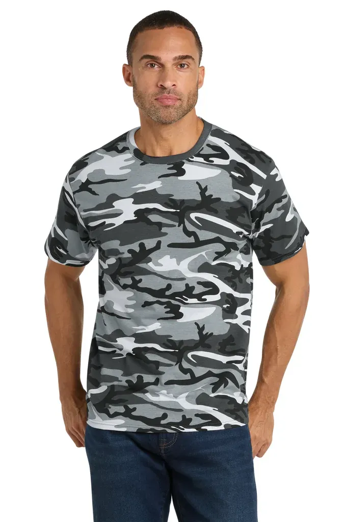 Port & Co Core Cotton Camo Tee.  PC54C - additional view 2