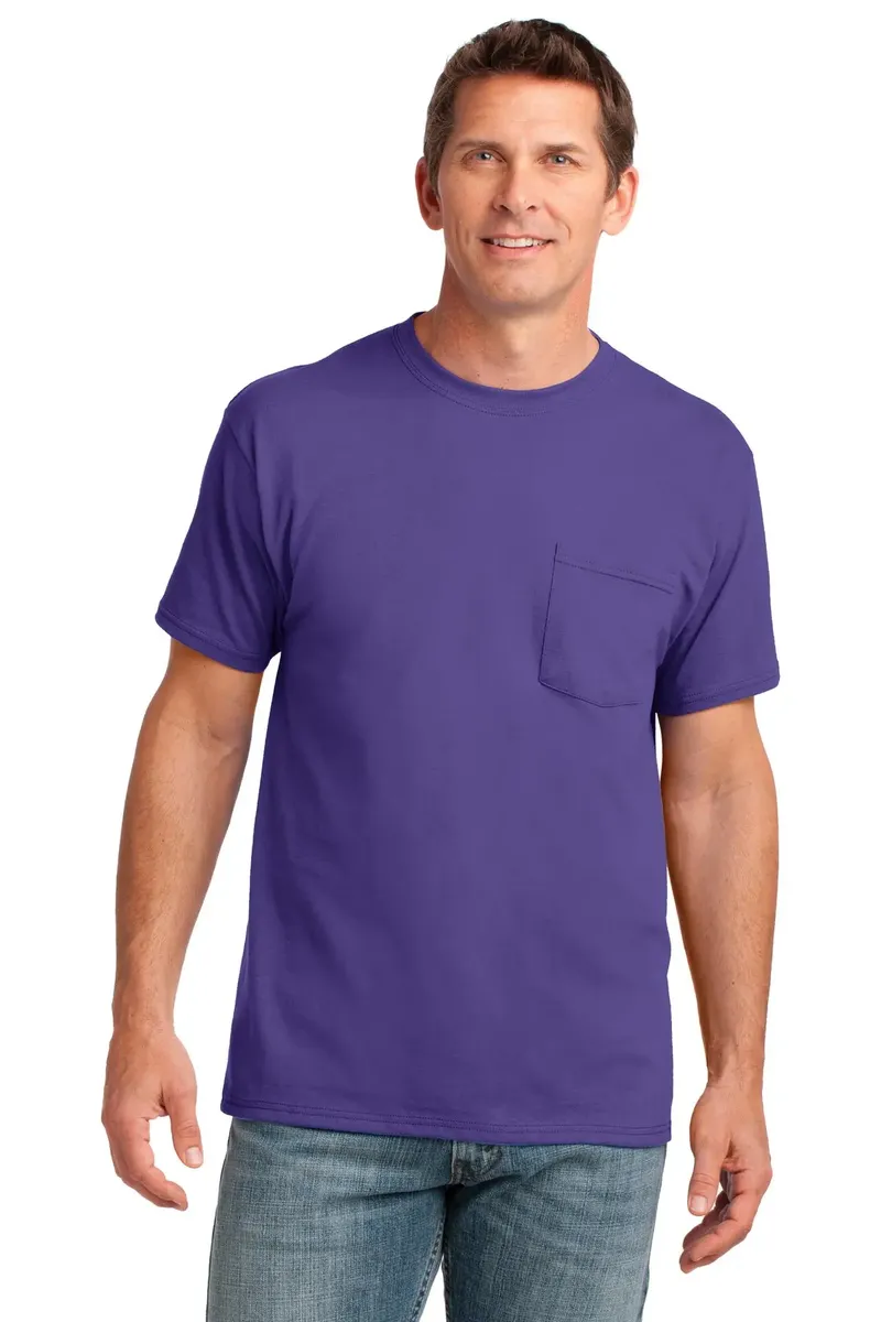 Port & Co Core Cotton Pocket Tee. PC54P - additional view 4