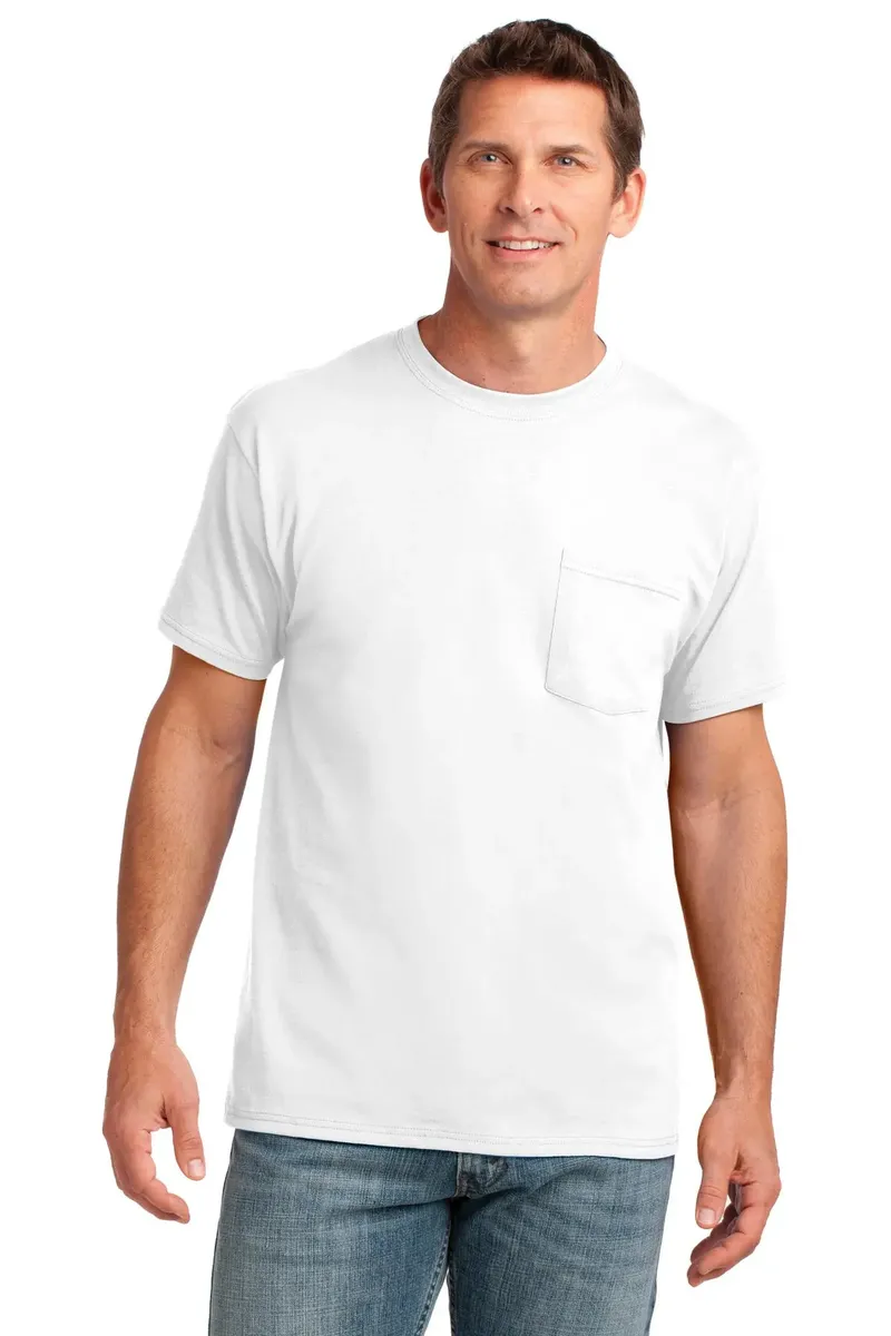 Port & Co Core Cotton Pocket Tee. PC54P - additional view 5
