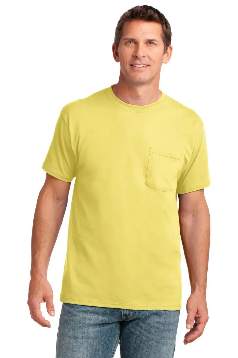 Port & Co Core Cotton Pocket Tee. PC54P - additional view 2