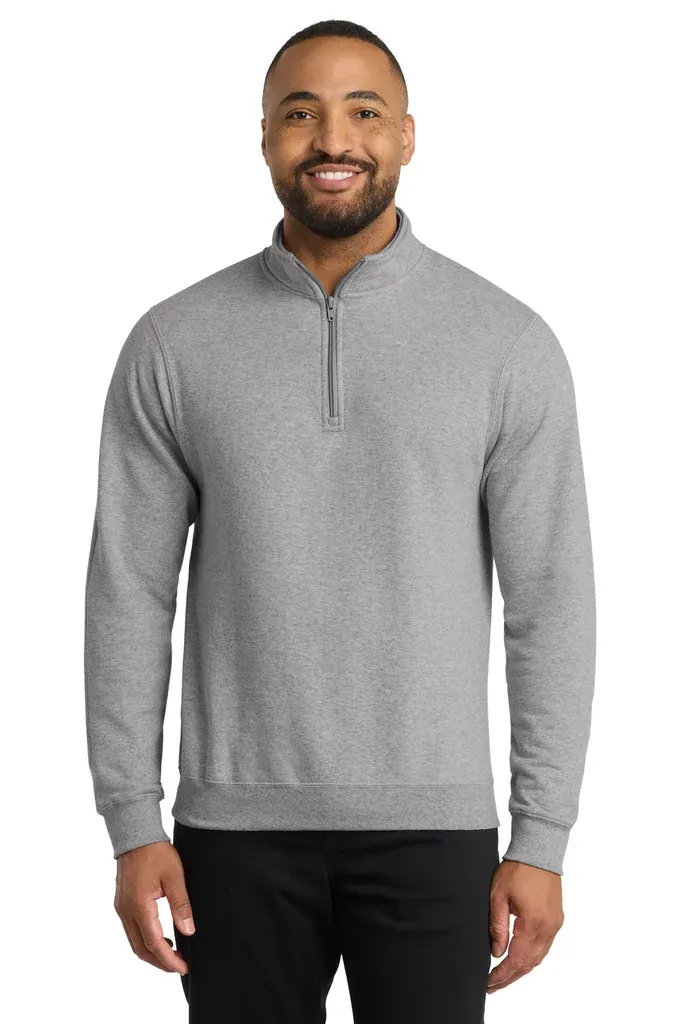 Port & Co Core Fleece 1/4-Zip Pullover Sweatshirt PC78Q - additional view 3