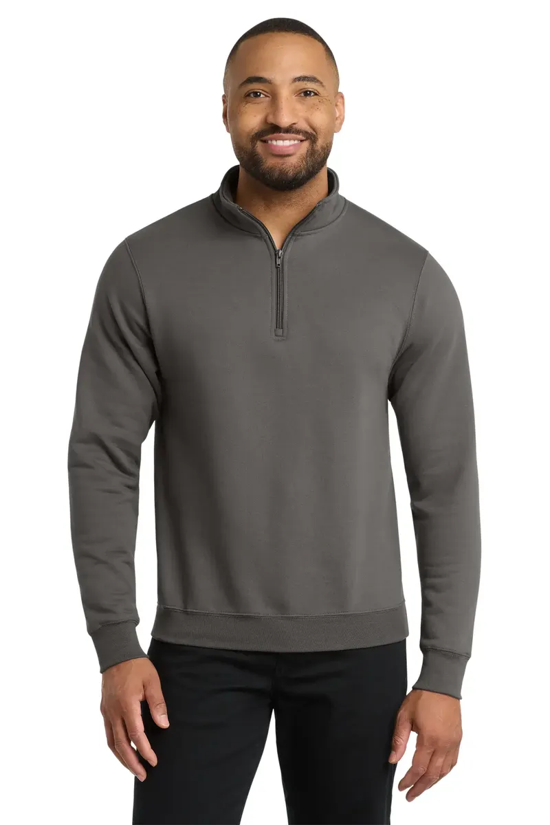 Port & Co Core Fleece 1/4-Zip Pullover Sweatshirt PC78Q - additional view 7