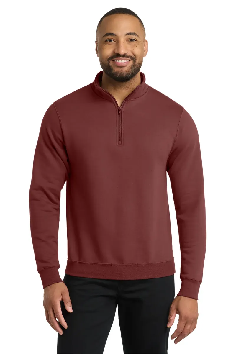 Port & Co Core Fleece 1/4-Zip Pullover Sweatshirt PC78Q - additional view 4