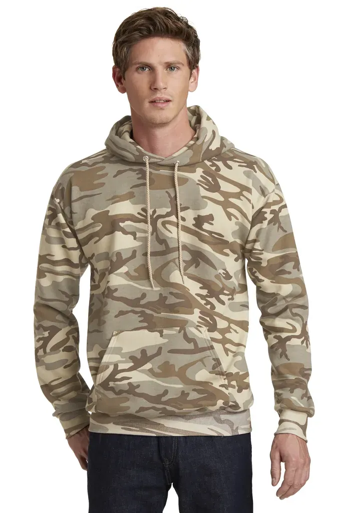 Port & Co Core Fleece Camo Pullover Hooded Sweatshirt. PC78HC - additional view 3