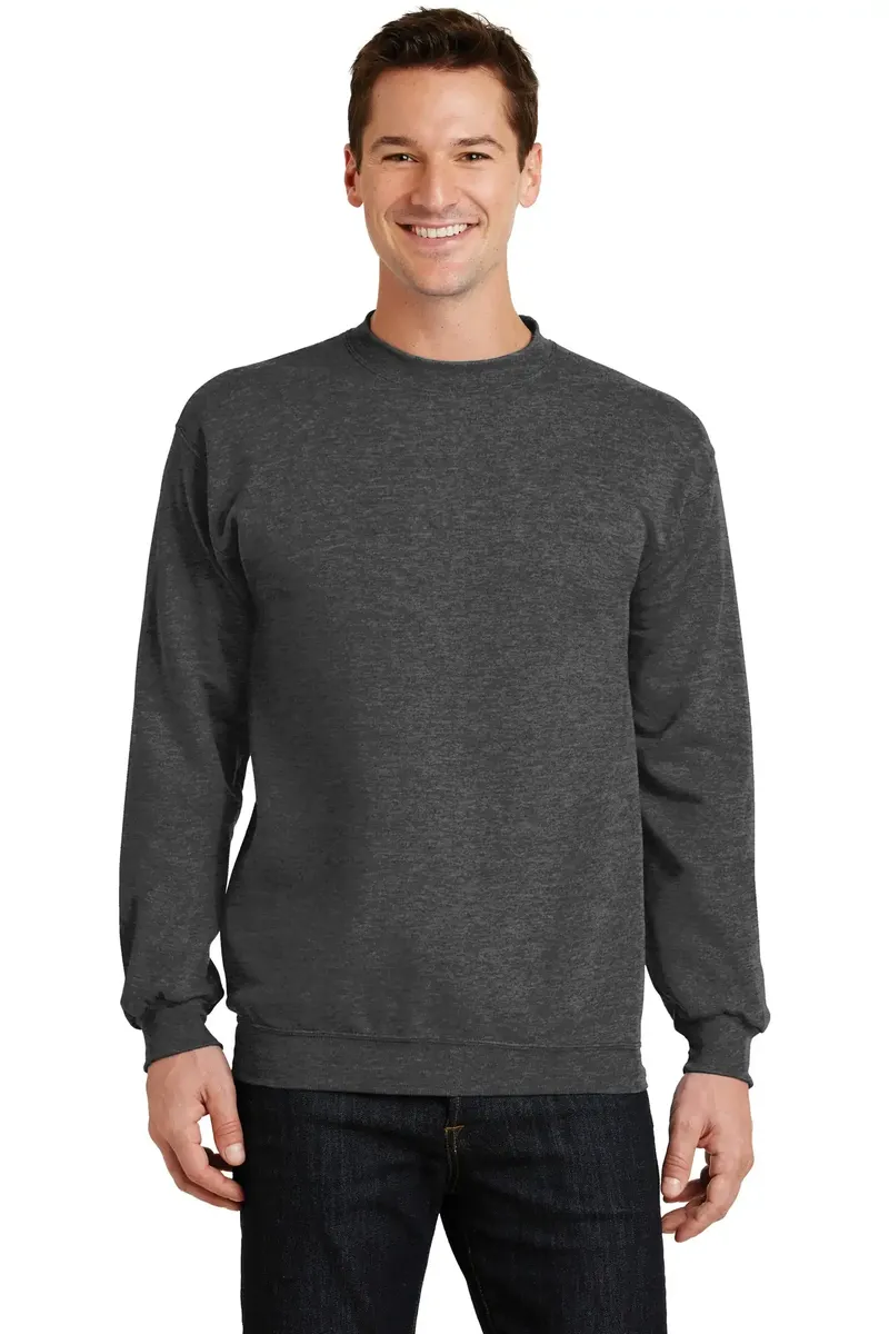 Port & Co Core Fleece Crewneck Sweatshirt. PC78 - additional view 5