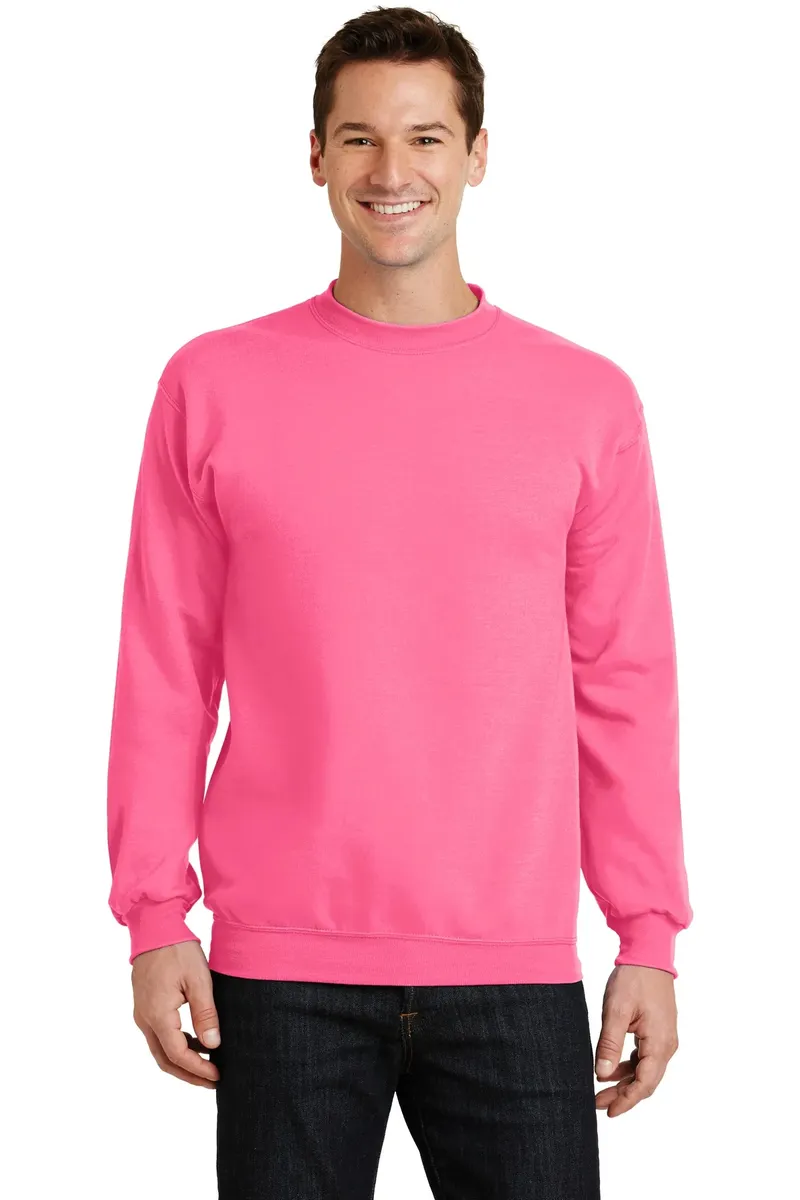 Port & Co Core Fleece Crewneck Sweatshirt. PC78 - additional view 8